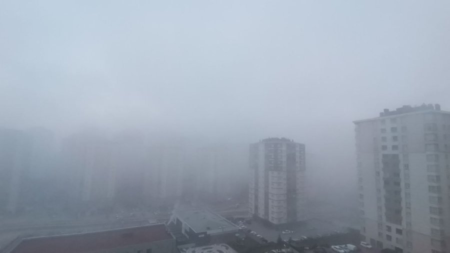 Kayseri’de Sis Etkili Oldu
