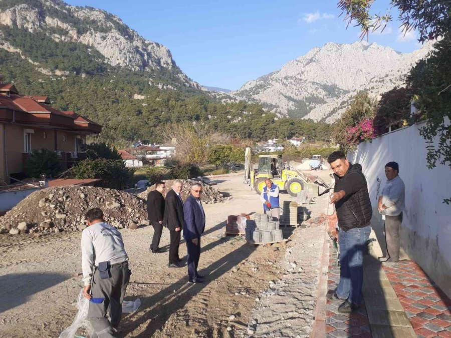 Göynük Mahallesi’nde Alt Yapı Çalışmaları Sürüyor