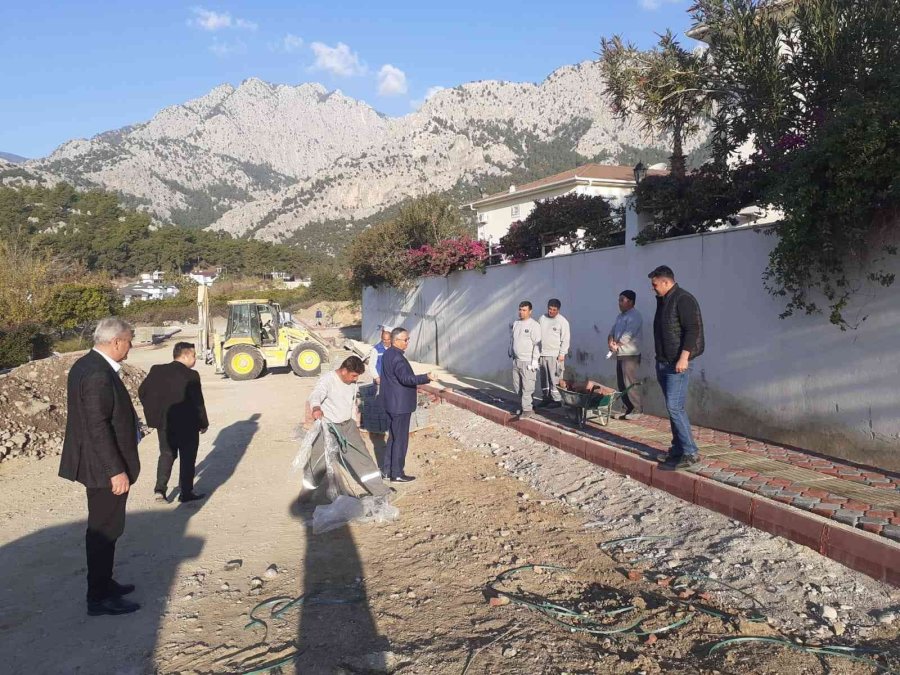 Göynük Mahallesi’nde Alt Yapı Çalışmaları Sürüyor