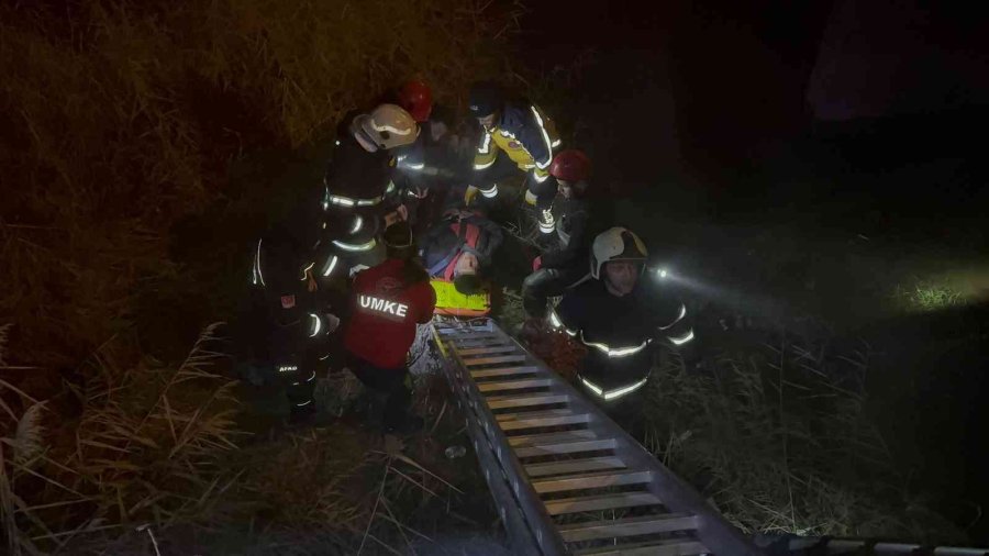 Aksaray’da Tüm Ekipler Seferber Oldu: Kayıp Genç Donmak Üzereyken Kanalda Baygın Bulundu