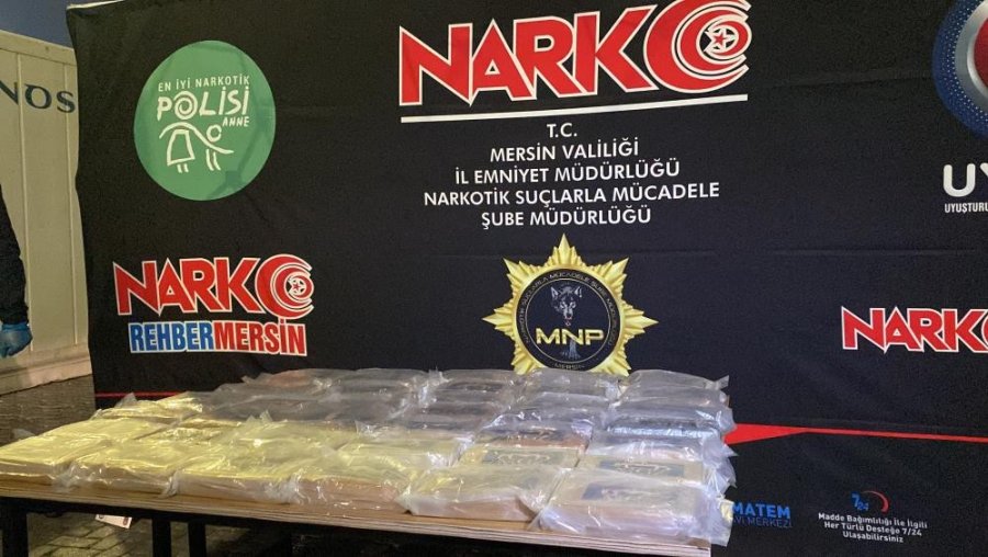 Mersin’de 5 Bin 878 Operasyonda, 1 Ton 25 Kilogram Uyuşturucu Ele Geçirildi