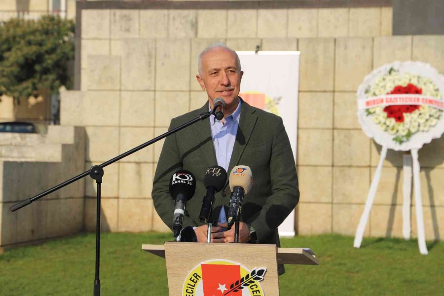 Mersin’de 10 Ocak Çalışan Gazeteciler Günü Kutlandı