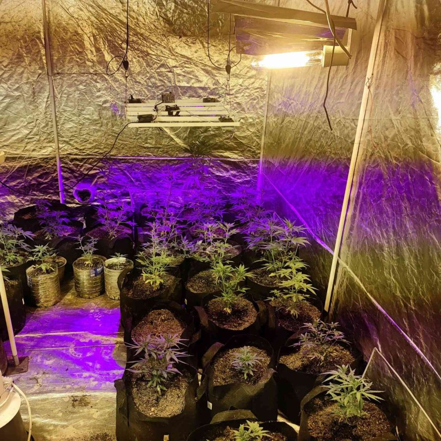 Evinin İki Odasını Uyuşturucu İmalathanesine Çevirdi