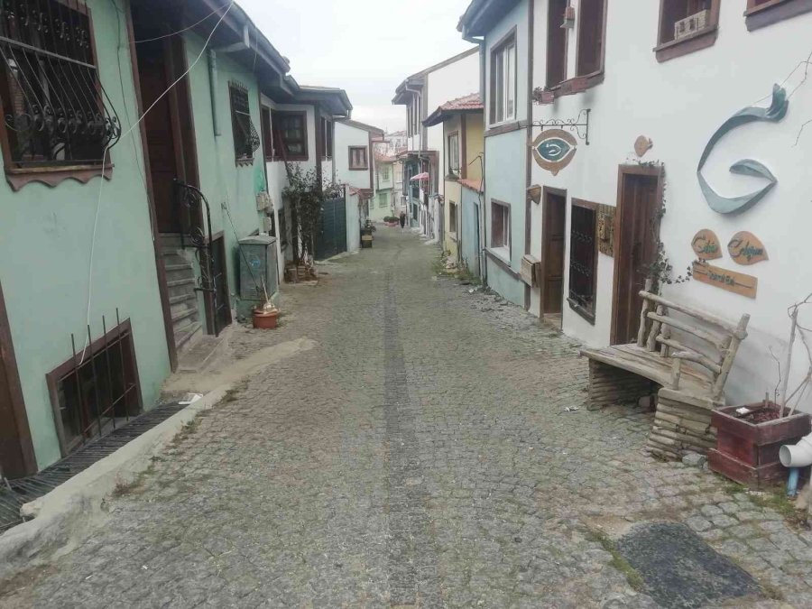 Tarihi Odunpazarı Bölgesi Boş Kaldı