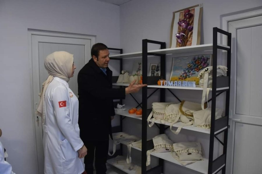 Vali Yardımcısı Erkaya Tomarza’yı Ziyaret Etti