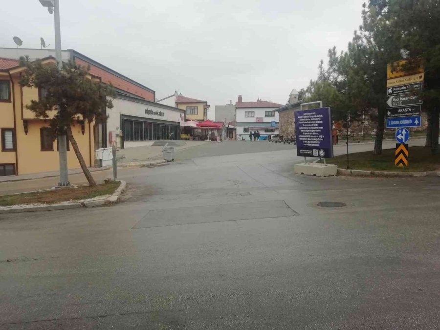 Tarihi Odunpazarı Bölgesi Boş Kaldı