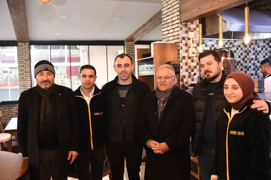 Başkan Büyükkılıç’tan Mithatpaşa Ve Yeşil Mahallede Esnaf Ziyareti