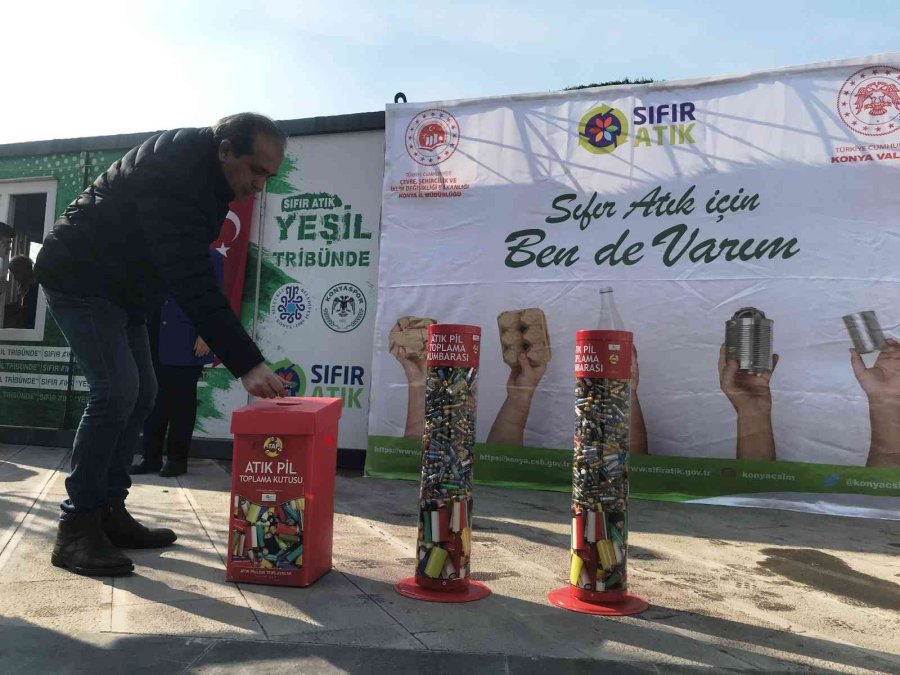 Konyaspor’dan 5 Atık Pil Getirene Maç Bileti