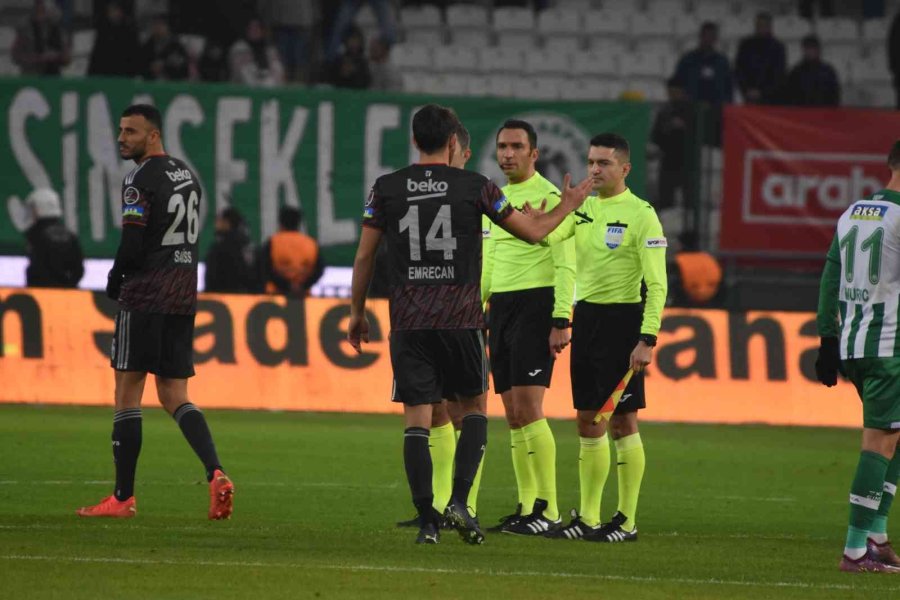 Spor Toto Süper Lig: Konyaspor: 1 - Beşiktaş: 2 (maç Sonucu)