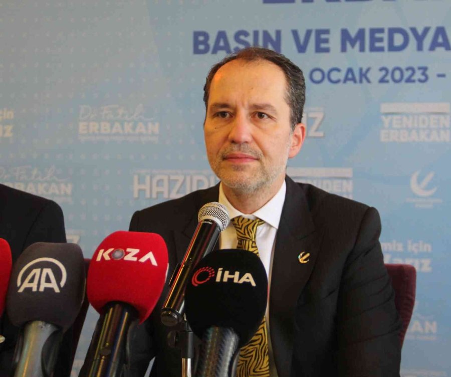 Erbakan: "oy Oranımız Yüzde 8’in Üzerinde"