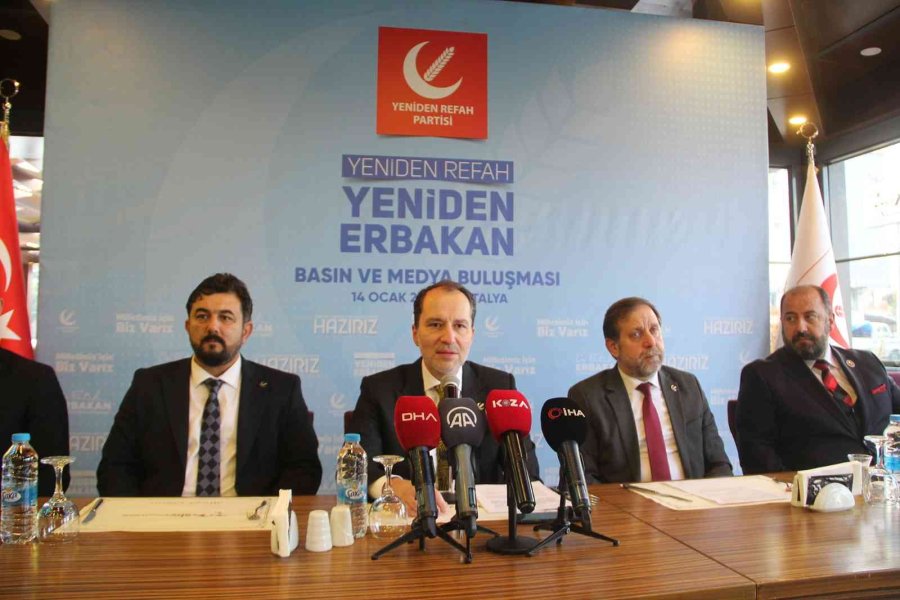 Erbakan: "oy Oranımız Yüzde 8’in Üzerinde"