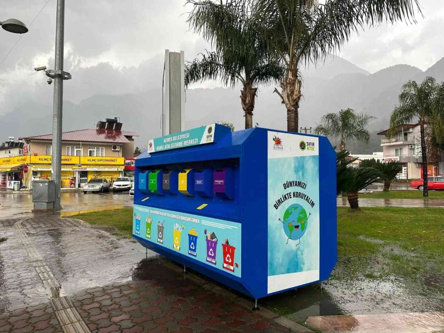 Kemer’de 3 Mahalleye ‘mobil Atık Getirme Merkezi’ Yerleştirildi