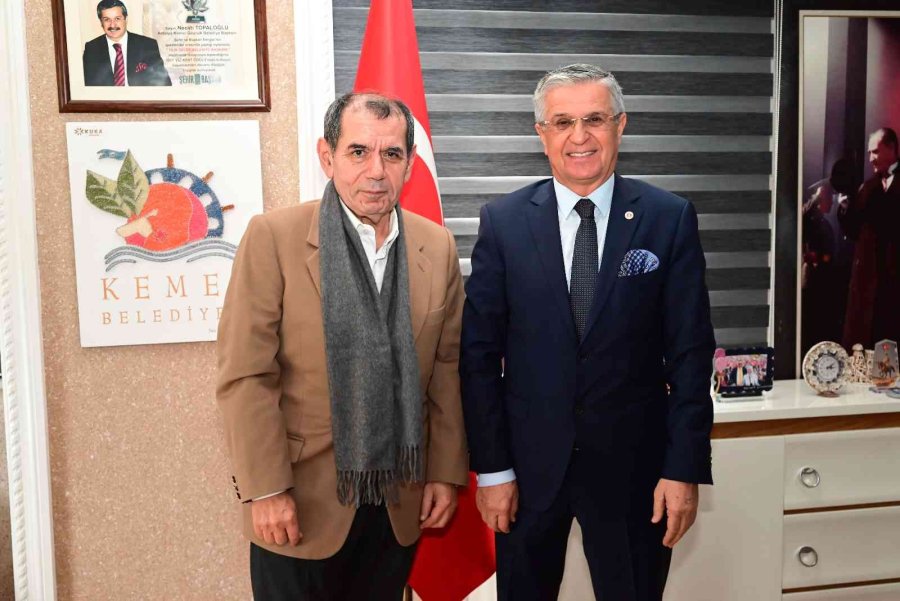 Galatasaray Başkanı Dursun Özbek, Kemer’de Ziyaretlerde Bulundu