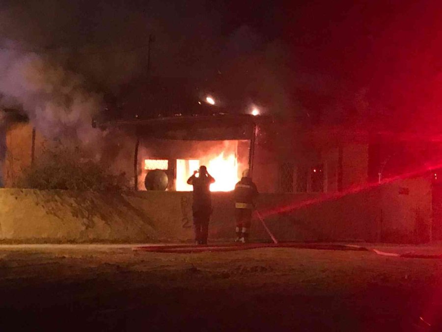 Konya’da Müstakil Ev Alev Alev Yandı