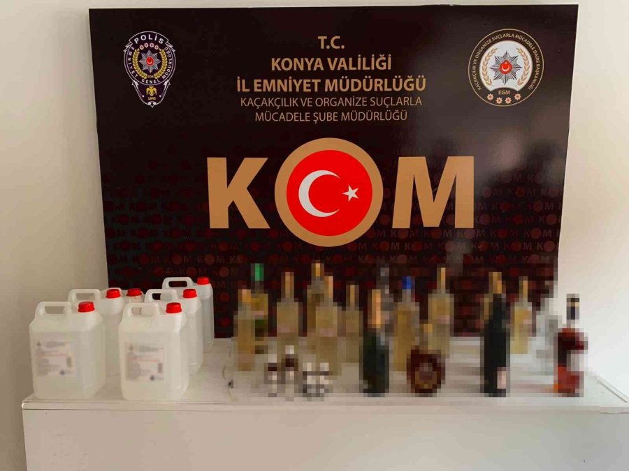 Tornacı Ürettiği Sahte Alkolleri Bandrol Yapıştırarak Orijinal Diye Satmış