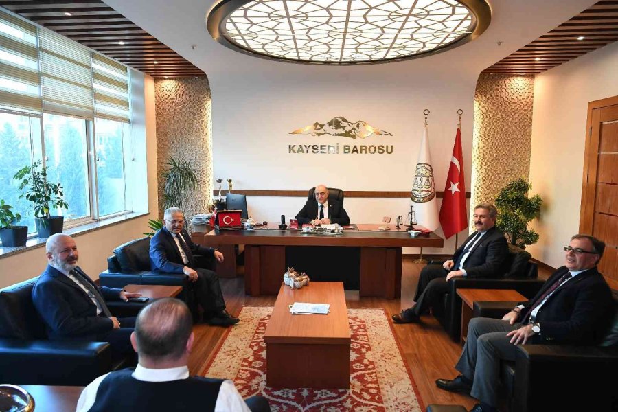 Büyükkılıç Ve İlçe Belediye Başkanlarından Yargı Mensuplarına Ziyaret