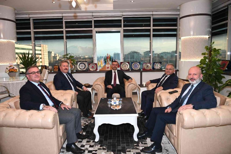 Büyükkılıç Ve İlçe Belediye Başkanlarından Yargı Mensuplarına Ziyaret