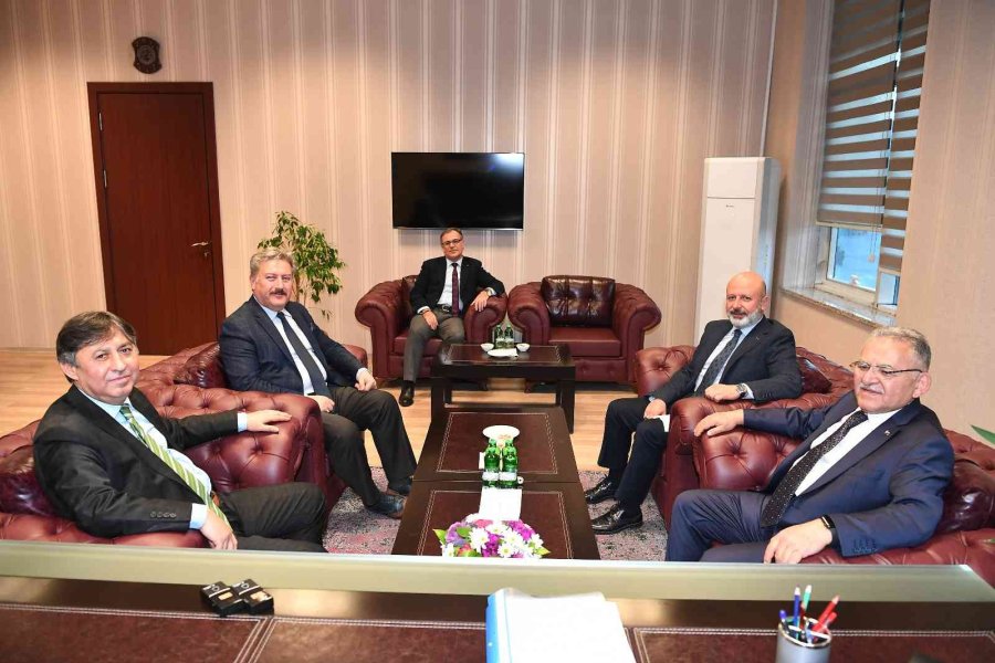 Büyükkılıç Ve İlçe Belediye Başkanlarından Yargı Mensuplarına Ziyaret