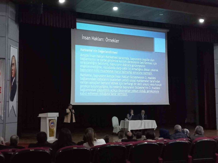 Muhtarlara ’insan Hakları Eğitim Ve Bilinçlendirme’ Paneli