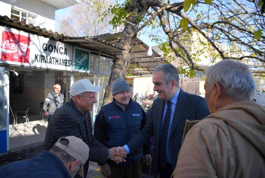 Esen Kahvehanede Vatandaşları Ziyaret Etti