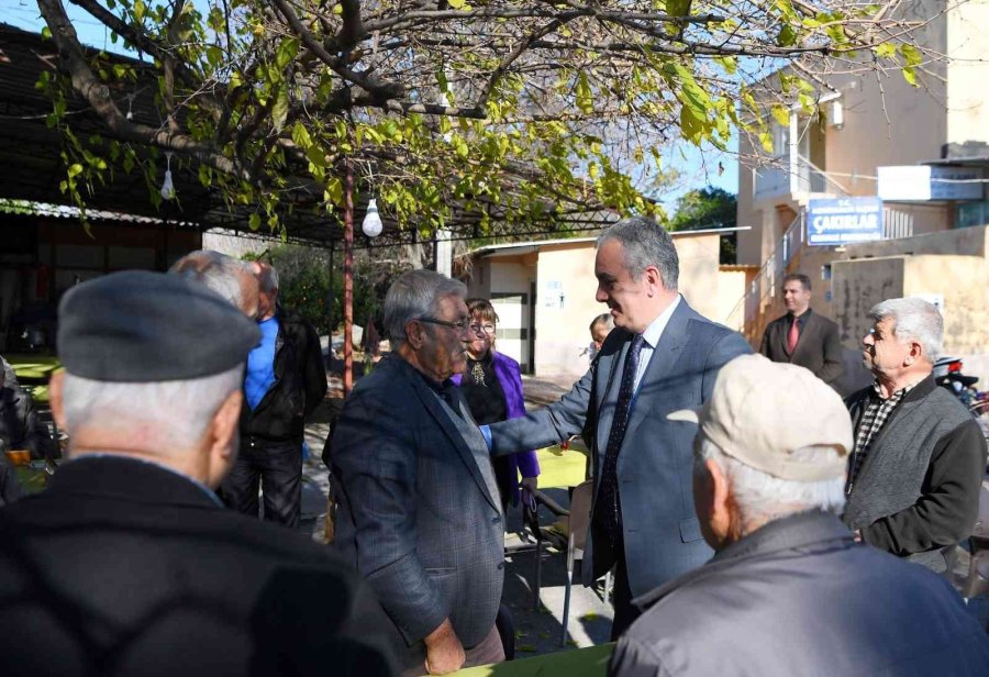 Esen Kahvehanede Vatandaşları Ziyaret Etti
