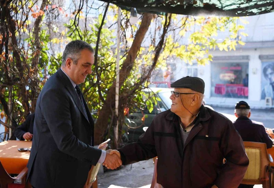 Esen Kahvehanede Vatandaşları Ziyaret Etti