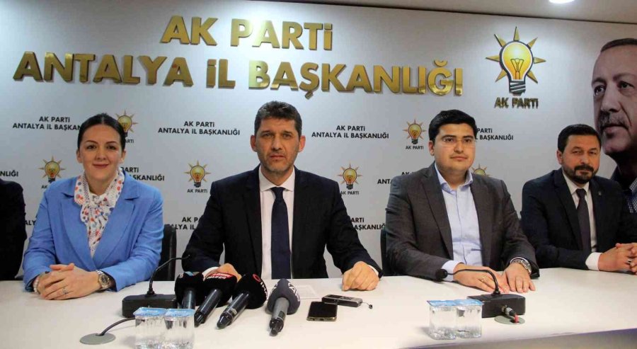Ak Parti Antalya’nın Yeni İl Başkanı Çetin’den Birlik Ve Beraberlik Mesajı