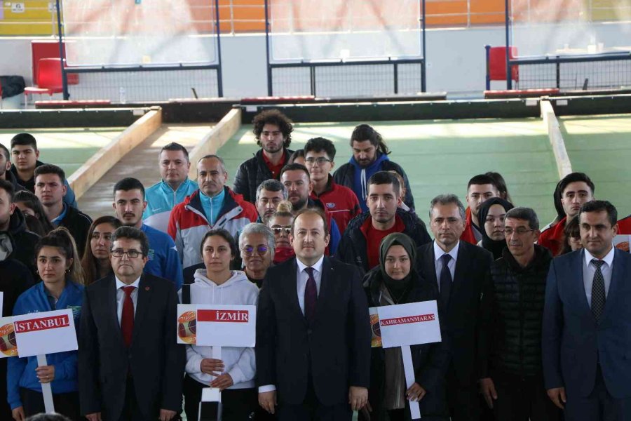 Bocce Gençler Ve Büyükler Türkiye Şampiyonası Başladı