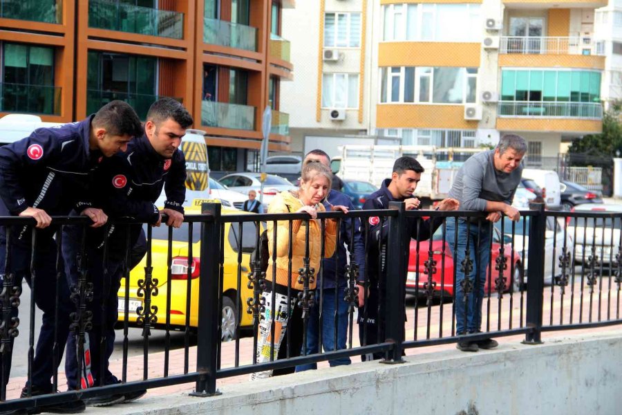 Derede Mahsur Kalan Kedi, İtfaiyeye Zor Anlar Yaşattı