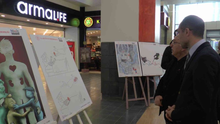 Organ Bağışına ’karikatürlü’ Farkındalık