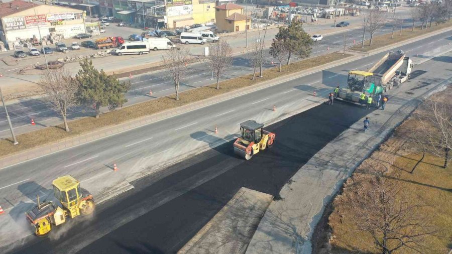 Büyükşehir’in İki Bulvarı Birbirine Bağlayan Yol Çalışmasında Sona Doğru