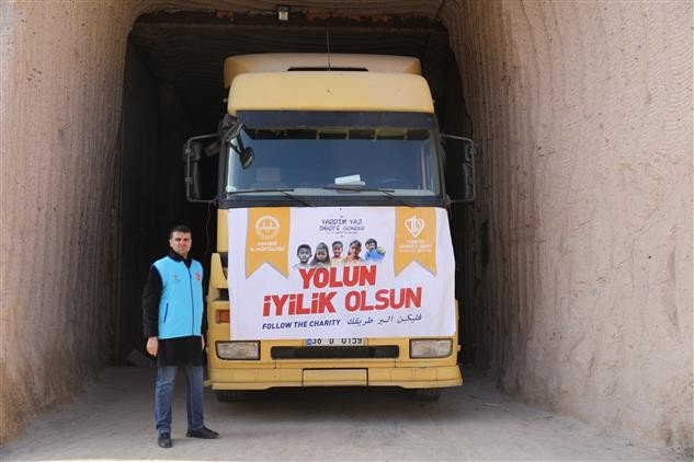 Kayseri’den Suriye’ye Yardımlar Sürüyor: 7 Yılda 737 Tır Yardım Malzemesi Gönderildi