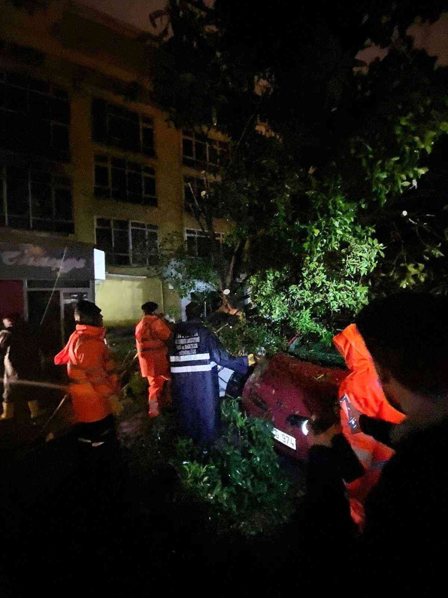 Büyükşehir, Fırtınada 136 Vakaya Müdahale Etti