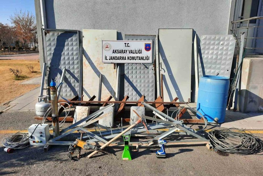 Jandarma Kapı Ve Tüp Hırsızını Kıskıvrak Yakaladı