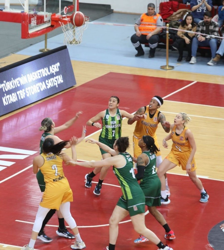 Melikgazi Kayseri Basketbol 5. Galibiyetini Aldı