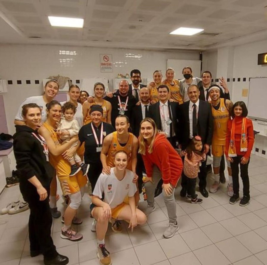 Melikgazi Kayseri Basketbol 5. Galibiyetini Aldı