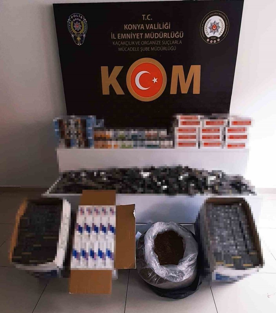 Konya’da Kaçakçılara Operasyon: 2 Gözaltı