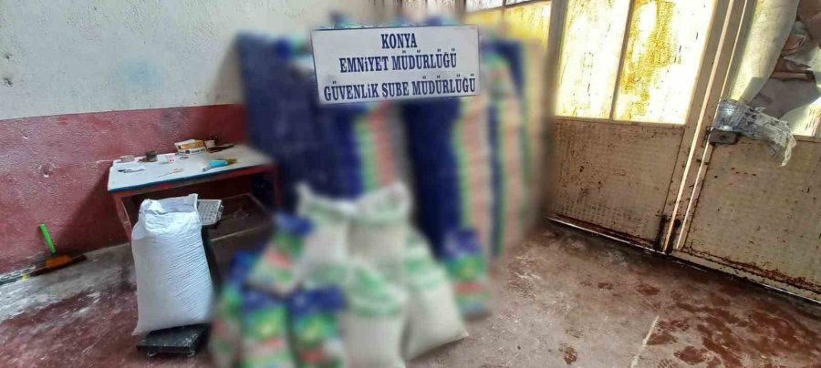 Konya’da Tonlarca Kilo Sahte Üretim Toz Deterjan Ele Geçirildi
