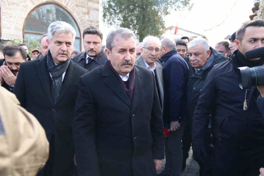 Babasını Kaybeden Bbp Genel Başkanı Destici Cenaze Namazı Öncesinde Açıklamalarda Bulundu