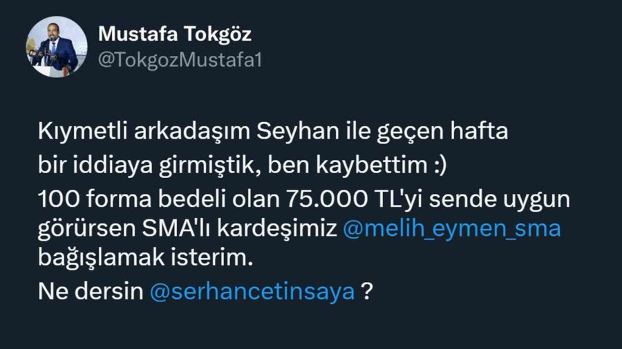 Forma Paraları Melih Eymen’e