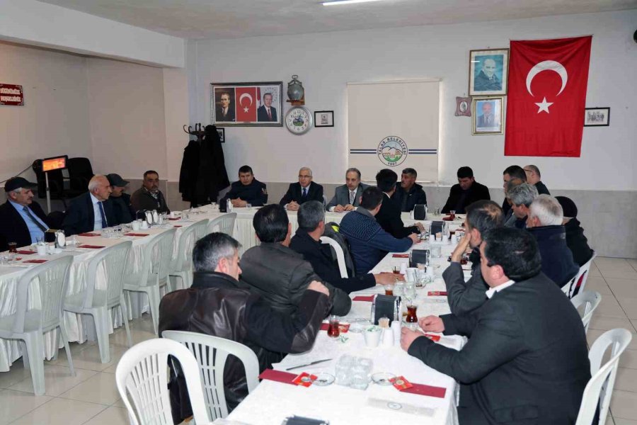 Talas’ta Yeni Yılın İlk Muhtarlar Toplantısı