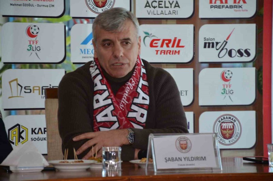 Karaman Futbol Kulübü’nün Yeni Teknik Direktörü Şaban Yıldırım Oldu