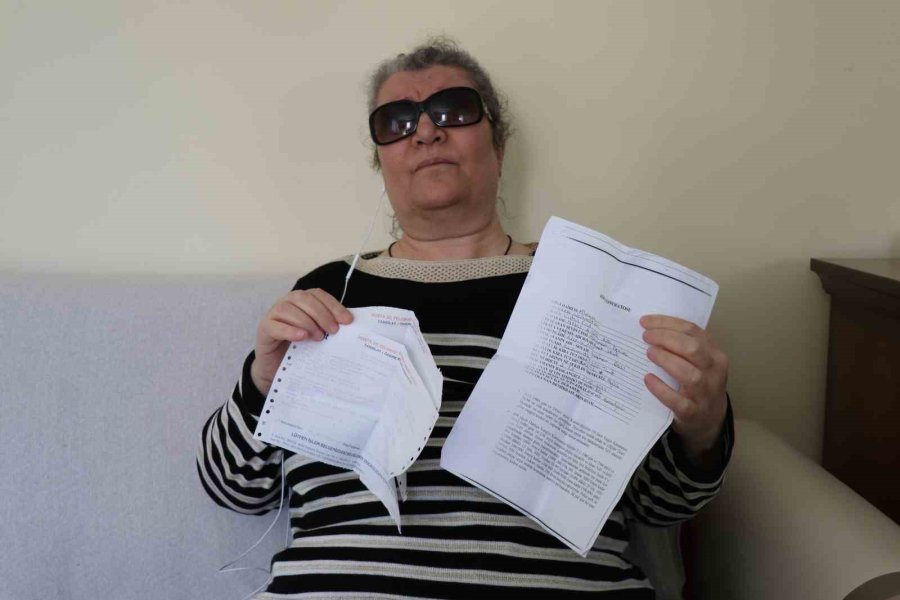 Görme Engelli Kadının Elden Verdiği 7 Yıllık Kirasını Yok Sayıp İcraya Verdi
