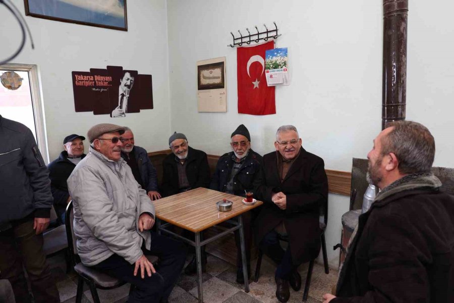 Başkan Büyükkılıç; Hisarcık Ve Erciyes Esnafı İle Buluştu