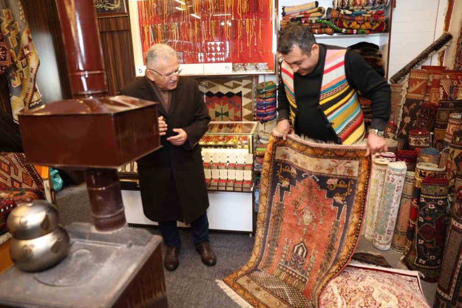 Başkan Büyükkılıç; Hisarcık Ve Erciyes Esnafı İle Buluştu