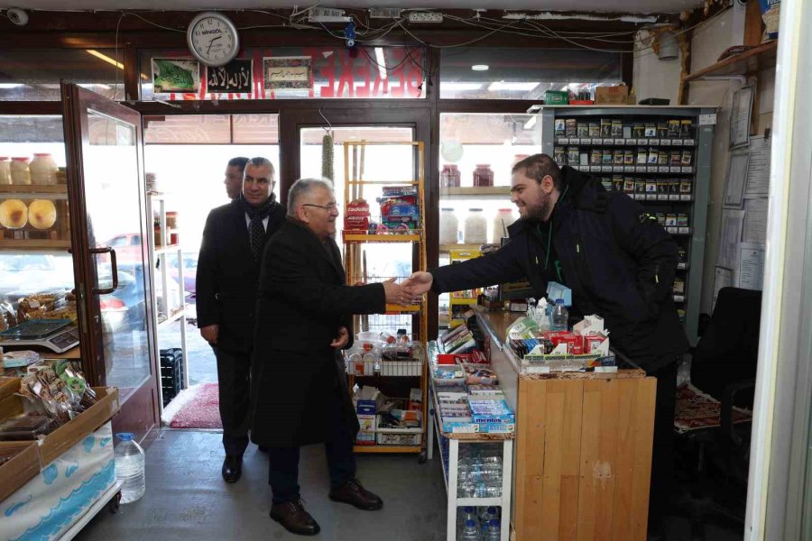 Başkan Büyükkılıç; Hisarcık Ve Erciyes Esnafı İle Buluştu