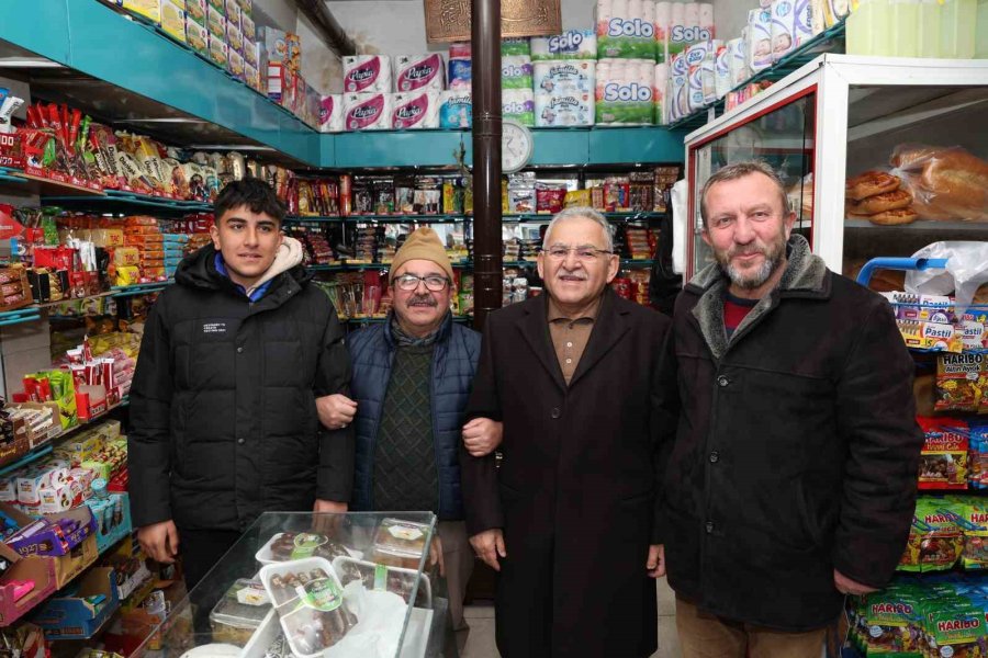 Başkan Büyükkılıç; Hisarcık Ve Erciyes Esnafı İle Buluştu