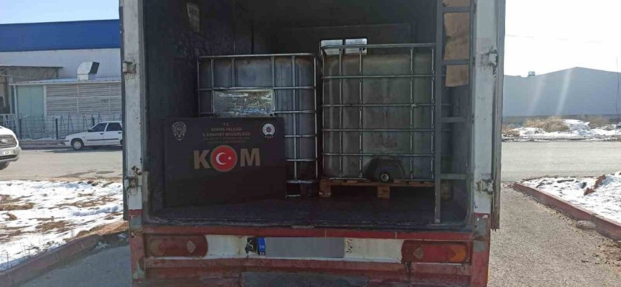 Konya’da 6 Bin 220 Litre Kaçak Akaryakıt Ele Geçirildi