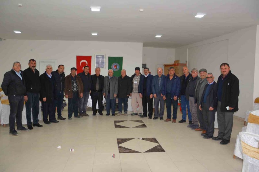 Korkuteli Ziraat Odasında Musa Büyükçetin 5’inci Kez Başkan Seçildi