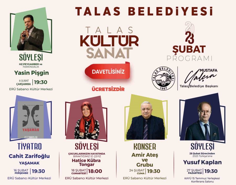 Şubat’ta Da Dolu Dolu Kültür Sanat